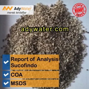 Pasir Silika untuk Sandblasting (ADY WATER) Lengkap Sucofindo - COA