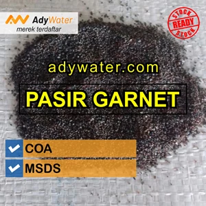 Pasir Sandblasting Garnet 25 kilogram per karung ada CoA MSDS
