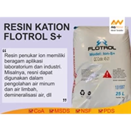 Sell and Buy Ion Exchange Resin Merek Flotrol S+ by CV. Ady Water - Bandung  , Jawa Barat