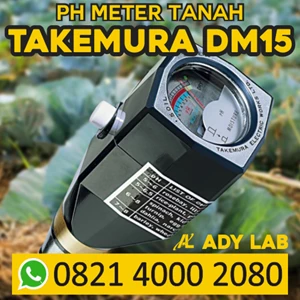 Ph Meter Takemura Dm15 Dan Dm5 Soil / Tanah - Ady Water