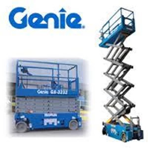 Rental Genie Scissorlift Working 8-14 Meters