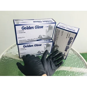Black Nitrile Hand Gloves