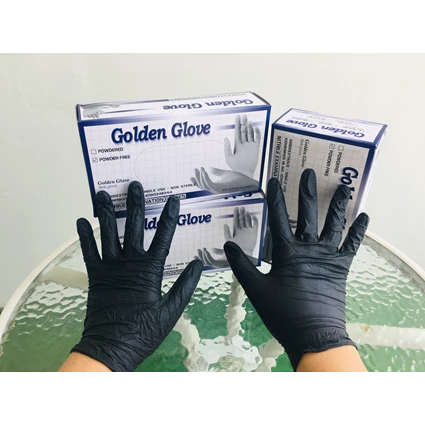 Dari Sarung Tangan Safety Black Nitrile Hand Gloves 1