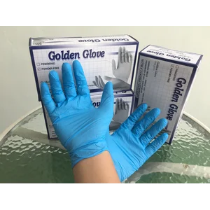 Blue Nitrile Hand Gloves