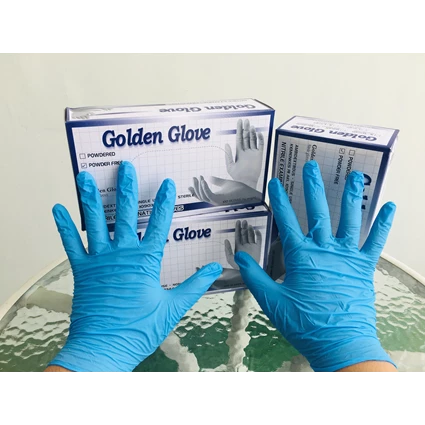 Dari Sarung Tangan Safety Blue Nitrile Hand Gloves 3