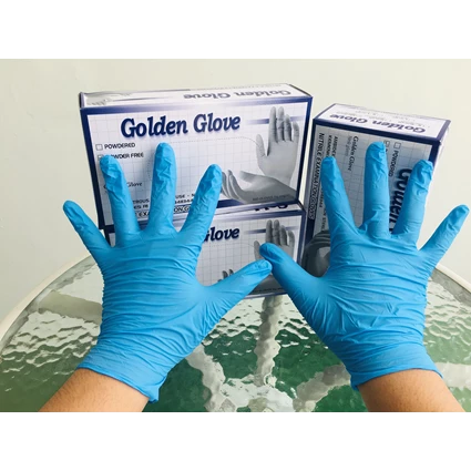Dari Sarung Tangan Safety Blue Nitrile Hand Gloves 2