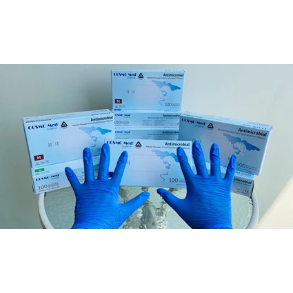 From COSMO Med Nitrile AMG Antimicrobial Gloves 3