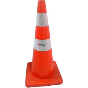 Traffic Cone Full Rubber 70Cm NANKAI