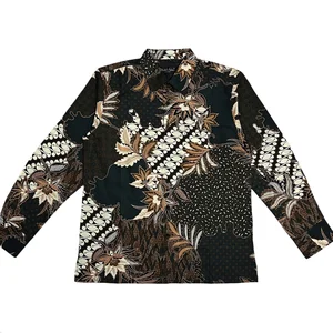 Batik Mikel Adam Lengan Panjang Warna Hitam