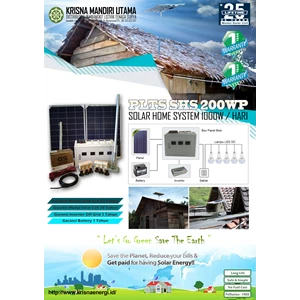  Paket SHS 200 WP ( Solar Home System )