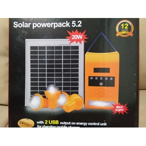SEHEN Solar Power Pack 15 Watt Lamp Package