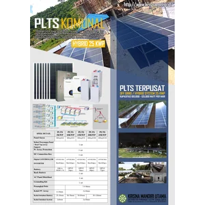 Paket PLTS Komunal Off Grid 25 KWP 