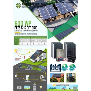 Paket SHS Off Grid 600 WP ( Solar Home Sistem)