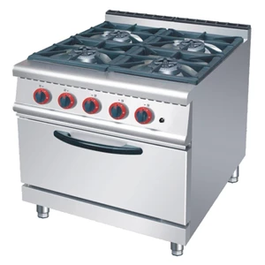 GAS LOW RANGE 4 BURNER WITH OVEN (RQ 4)