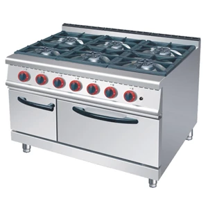 GAS LOW RANGE 6 BURNER WITH OVEN (RQ 6)
