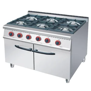 LOW GAS RANGE 6 BURNER WITH CABINET (RA 6)