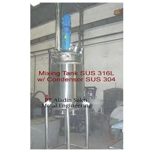Mixing Tank SUS 316L W Condensor SUS 304