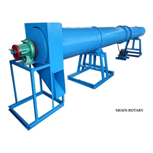 Mesin Rotary Dryer SGI Kapasitas 5-10 Ton/Hari