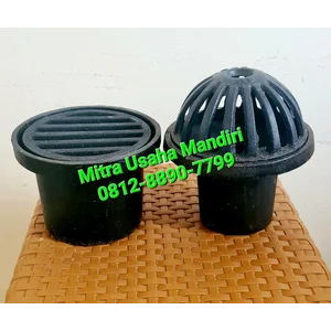 Saringan Talang Air Roof Drain Cast Iron 
