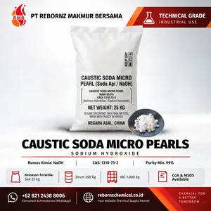 Soda Api / Caustic Soda Micro Pearl / Natrium Hidroksida / Sodium Hydroxide / NaOH 99.0% (CAS# 1310-73-2)