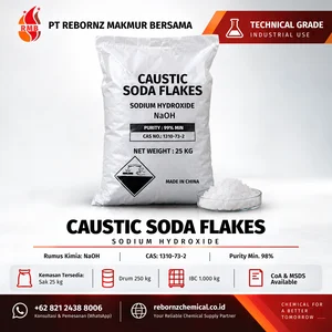 Soda Api / Caustic Soda Flake / Natrium Hidroksida / Sodium Hydroxide / NaOH 98 % (CAS# 1310-73-2)