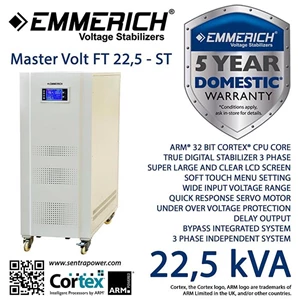 Stabilizer Listrik Emmerich Master Volt Ft 22.5 Kva St - 3 Phase