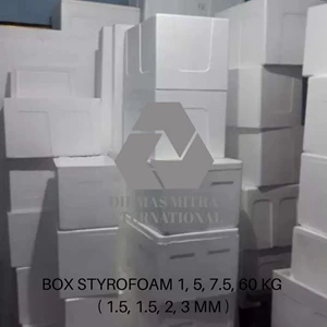 BOX Styrofoam 1 - 60  KG ( 1.5 - 3 mm )