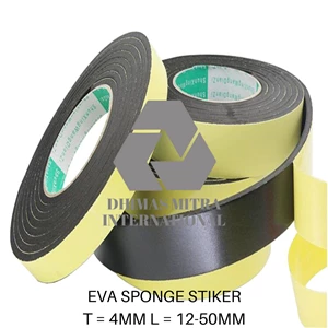 Eva Sponge Stiker T= 4mm L= 12-50mm