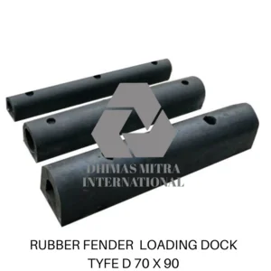 Rubber Fender Loading Dock Tyfe D 70 x 90