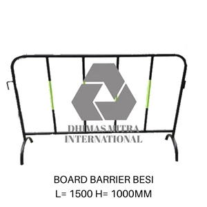 Board Barrier Besi / Pagar Pembatas Jalan L= 1500 H= 1000mm