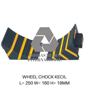 Wheel Chock Kecil L= 250 W= 160 H= 19mm