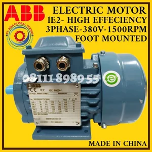 M2BAX160MLB4 15KW-20HP 1500RPM 3PHASE ABB MOTOR IE2 HIGH EFFICIENCY