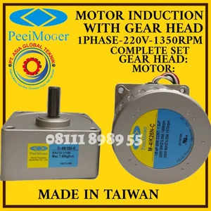 PEEI MOGER M2IK6N-C 6W G2N75K-G2N180K 1PH INDUCTION MOTOR GEARHEAD