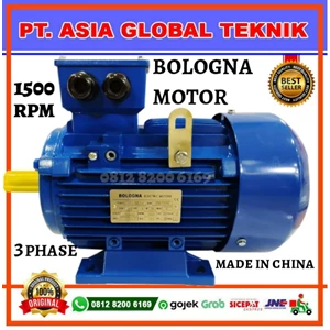BOLOGNA MOTOR 5.5KW/7.5HP/4POLE/3PHASE/1500rpm FOOT MOUNTED B3