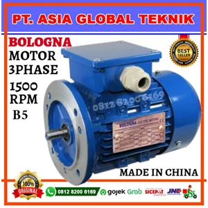 BOLOGNA 1HP/0.75KW/4POLE/3PHASE/B5 FLANGE ELECTRIC MOTOR