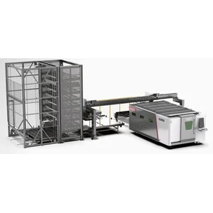 Sistem Penyimpanan dan Pengambilan Material Otomatis GLORY Star untuk Mesin Pemotong Laser Tipe