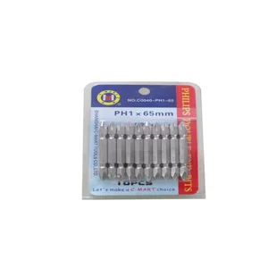 Philips double end bit- 10 pcs set ( PH1-100mm )