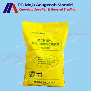 Dicalcium Phosphate (DCP) 18% Feed Grade Ex China Kemasan 25 Kg