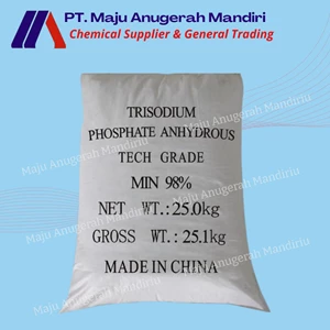 Trisodium Phosphate Anhydrous Tech Grade Min 98% Ex China Kemasan 25 Kg