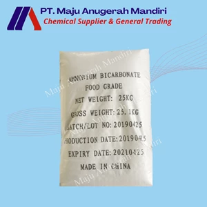 Ammonium Bicarbonate (Food Grade) Ex China Kemasan 25 Kg