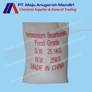 Ammonium Bicarbonate Food Grade Powder Country China Kemasan 25 Kg