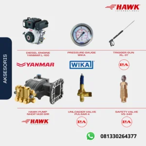 Pompa High Pressure Gear Box  200 Bar-14 Lpm (Diesel Engine)