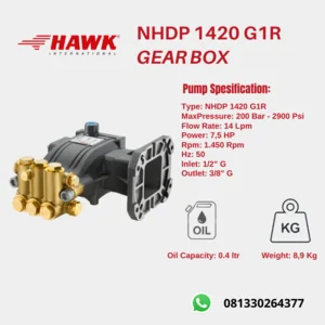 Pompa High Pressure Gear Box  200 Bar-14 Lpm (Diesel Engine)