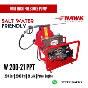 High Pressure Pump-High Pressure Cleaner - Water Jet Cleaner 200 Bar- 21Lpm Hawk
