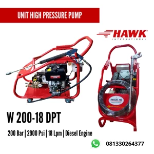 Pompa Hydrotest Hawk 200 Bar-18 Lpm (W 200-18 Lpm)