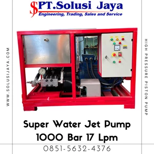 Water Jet Pump 1000 Bar 17 Lpm