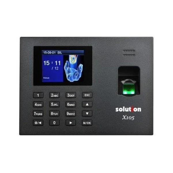 Solution Mesin Absensi Fingerprint & Access Door X105 - Hitam