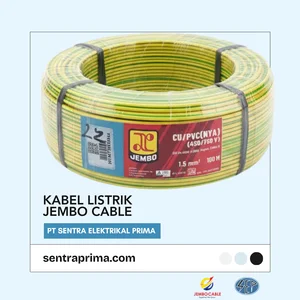 Kabel Listrik JEMBO NYY Control (Cu/PVC/PVC)  0.6/1 kV 1.5 mm2 - 6 mm2