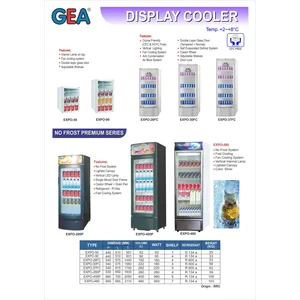 Display Cooler 1 Pintu (Perlengkapan Restoran Dan Kafe)