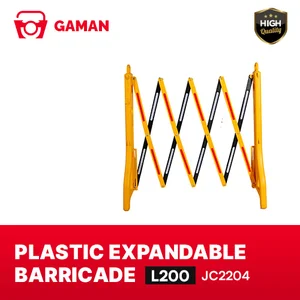 PAGAR PEMBATAS JALAN PLASTIK YANG BISA DI TARIK (TRAFFIC EXPANDABLE PLASTIC– JC2204)